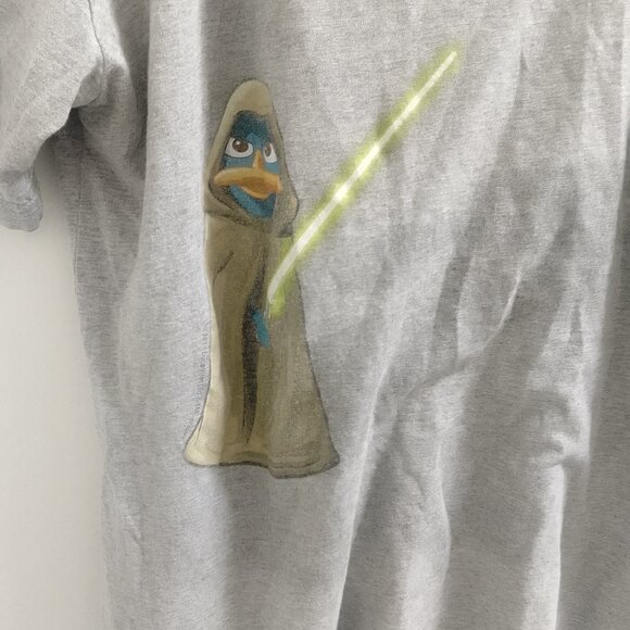 Star Wars, Perry The Platypus, Short Sleeved, Older Boys T-Shirt - Picture 3 of 4
